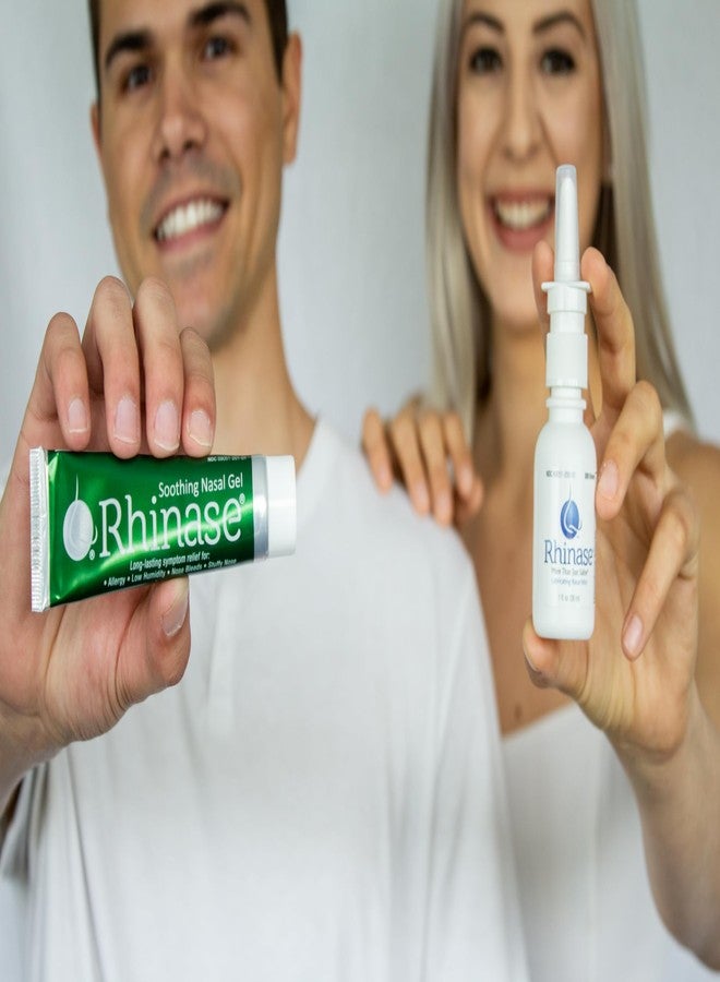 Rhinase Nasal Mist Duo Pack (2x1 oz) - Aloe & Fragrance-Free Saline Solution for Dry Nose, Allergy Relief, and Nosebleed Prevention - Image 3